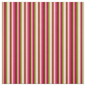 Green, Tan, Deep Pink und Maroon Lines Stoff (Muster)