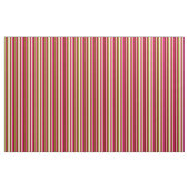 Green, Tan, Deep Pink und Maroon Lines Stoff (Fat Quarter (45,7 x 55,9 cm))