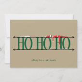 Green & Tan Elf Shenanigans Weihnachten für Untern (Vorderseite)