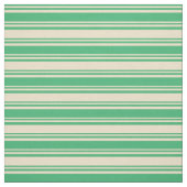 Green & Tan-farbenes Linienmuster Stoff (Muster)