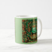 Green Tara #72 - Buddhistische Shaman-Tasse Kaffeetasse (VorderseiteRechts)