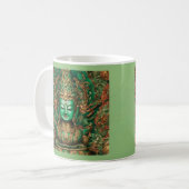 Green Tara #72 - Buddhistische Shaman-Tasse Kaffeetasse (Vorderseite Links)