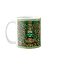 Green Tara #72 - Buddhistische Shaman-Tasse