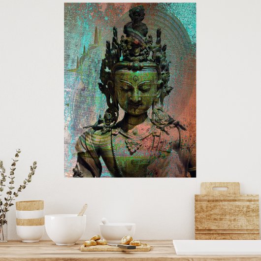 Green Tara Dakini Poster (Küche)