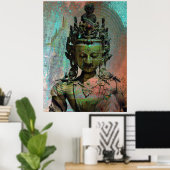 Green Tara Dakini Poster (Heimbüro)