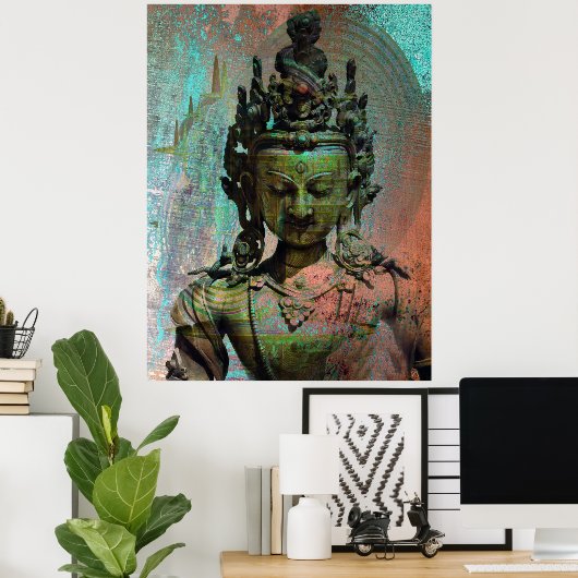 Green Tara Dakini Poster (Heimbüro)