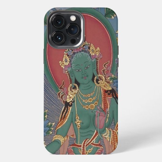 Green Tara iPhone Hülle (Rückseite)