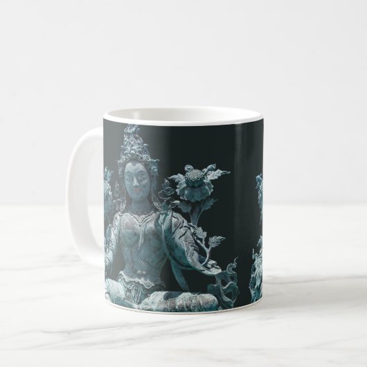 Green Tara Kaffeetasse (Vorderseite Links)