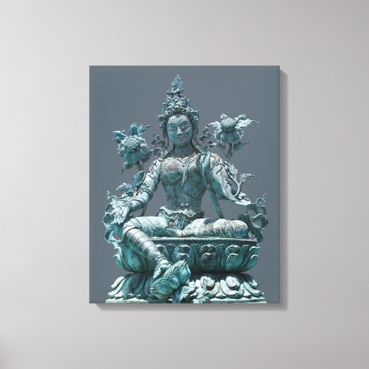 Green Tara Leinwanddruck (Vorderseite)