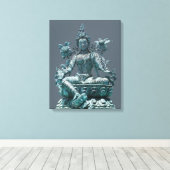 Green Tara Leinwanddruck (Insitu (Holzboden))