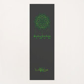 Green Tara Mantra In Tibetan Script With Mandala Yogamatte (Vorderseite)