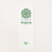 Green Tara Mantra In Tibetan Script With Mandala Yogamatte (Vorderseite)