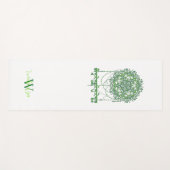 Green Tara Mantra In Tibetan Script With Mandala Yogamatte (Vorderseite (Horizontal))