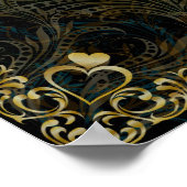 Green Tara Mantra - Schutz vor Gefahren und Selbst Poster (Ecke)