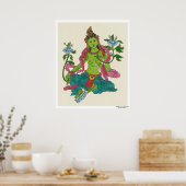 Green Tara Poster (Küche)