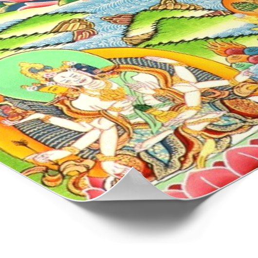 Green Tara Poster (Ecke)