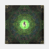 Green Tara - Schutz vor Gefahren und Leid Magnet (Vorne)