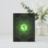 Green Tara - Schutz vor Gefahren und Leid Postkarte (Stehend Vorderseite)