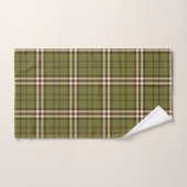 Green Tartan Bath Set (Handtuch)