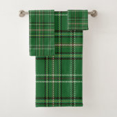Green Tartan Bath Set (Insitu)