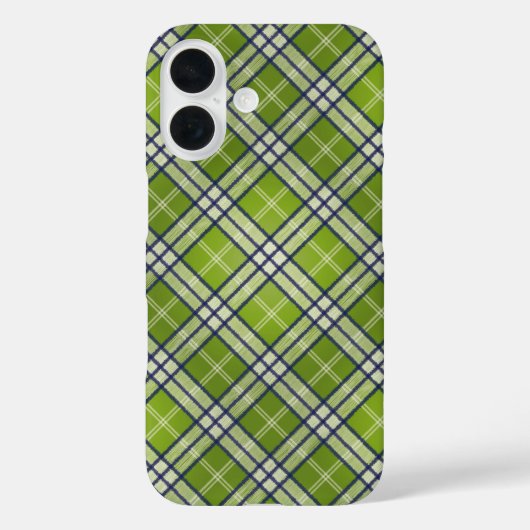Green Tartan Case-Mate iPhone Hülle (Rückseite)