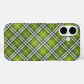 Green Tartan Case-Mate iPhone Hülle (Rückseite (Horizontal))