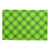 Green Tartan Checkered Kariert Pattern-57578 Kissenbezug (Rückseite)
