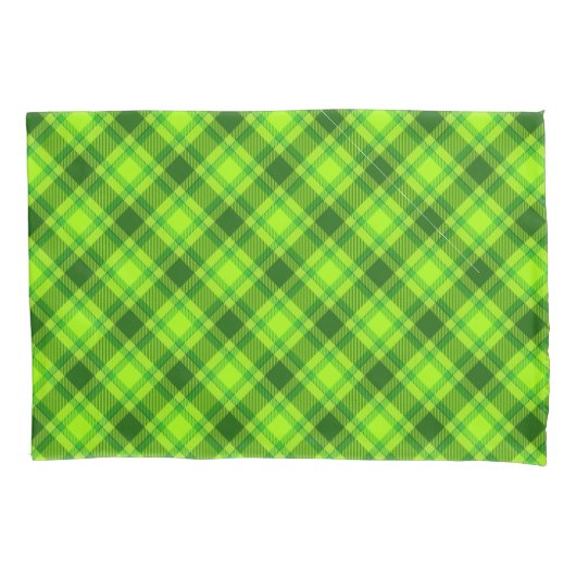 Green Tartan Checkered Kariert Pattern-57578 Kissenbezug (Vorderseite)