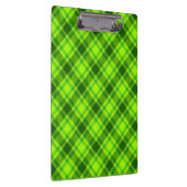 Green Tartan Checkered Kariert Pattern-57578 Klemmbrett (Rechts)