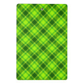 Green Tartan Checkered Kariert Pattern-57578 Mini Klemmbrett (Rückseite)