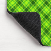 Green Tartan Checkered Kariert Pattern-57578 Mousepad (Ecke)