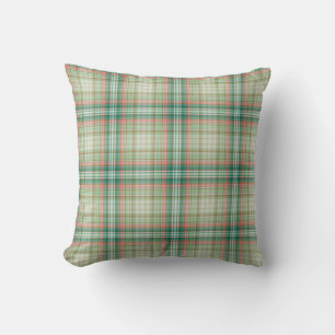 Green Tartan Kariert Kissen