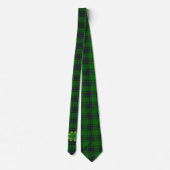 Green Tartan (Kariert) & Kleeblatt St Patrick's Da Krawatte (Rückseite)