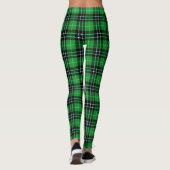Green Tartan Kariert Leggings (Rückseite)