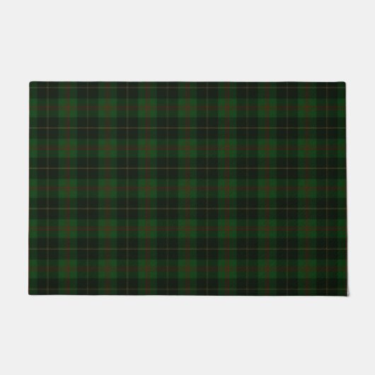Green Tartan Kariert schottisches Muster Fußmatte (Vorderseite)