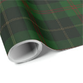 Green Tartan Kariert schottisches Muster Geschenkpapier (Rolleneckpunkt)