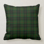 Green Tartan Kariert schottisches Muster Kissen<br><div class="desc">Grün,  Schwarz und Rottartan kariert,  schottisches Muster.</div>