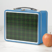 Green Tartan Kariert schottisches Muster Metall Brotdose (Beispiel)