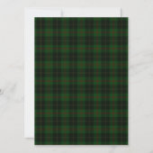 Green Tartan Kariert Scottish Pattern Flachkarte (Vorderseite)