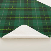 Green Tartan Kariert Sherpadecke (3/4)