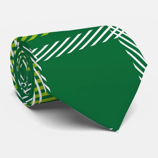 Green Tartan-Krawatte Krawatte (Gerollt)