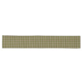 Green Tartan Long Table Runner Großer Tischläufer (Horizontal)