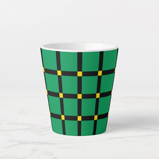 Green Tartan Milchtasse (Vorderseite)