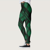 Green Tartan Muster Leggings (Links)