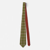 Green Tartan Neck Tie Krawatte (Vorderseite)