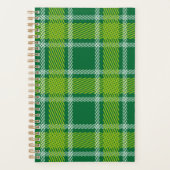 Green Tartan Planner Planer (Vorderseite)