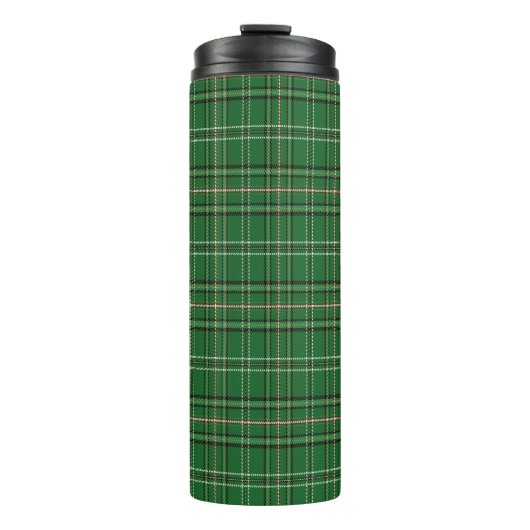 Green Tartan Thermosbecher (Vorderseite)
