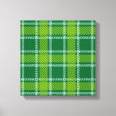 Green Tartan Wrapped Canvas Leinwanddruck (Vorderseite)
