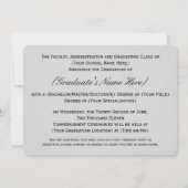 Green Tassel Worth The Hassle Uni-Abschluss Einladung (Rückseite)