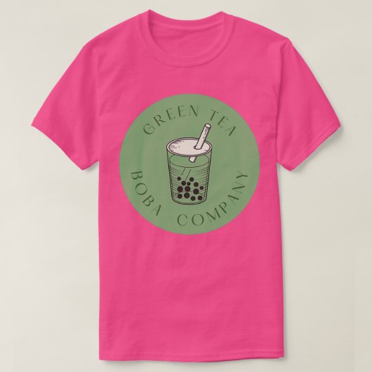 Green Tea Boba Company T-Shirt (Design vorne)